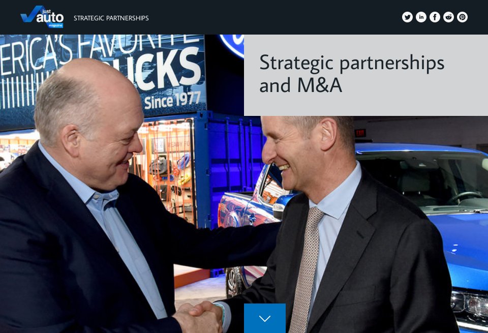 Strategic partnerships and M&A - just-auto magazine | Issue 4 ...