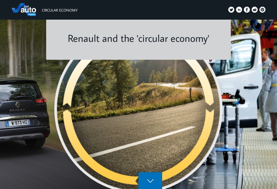 Renault And The 'circular Economy' - Just-auto Magazine | Issue 6 ...